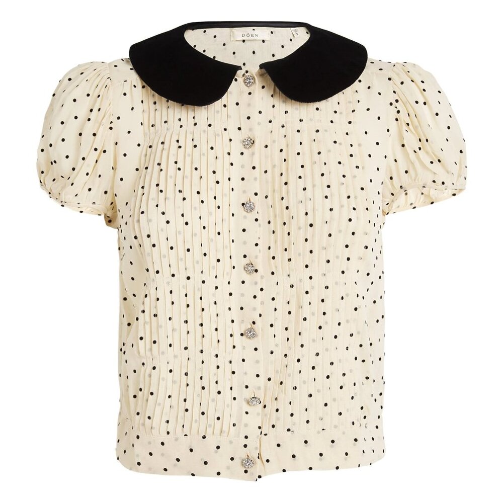 DOEN Madeline Top in Mother of Pearl  - XXL